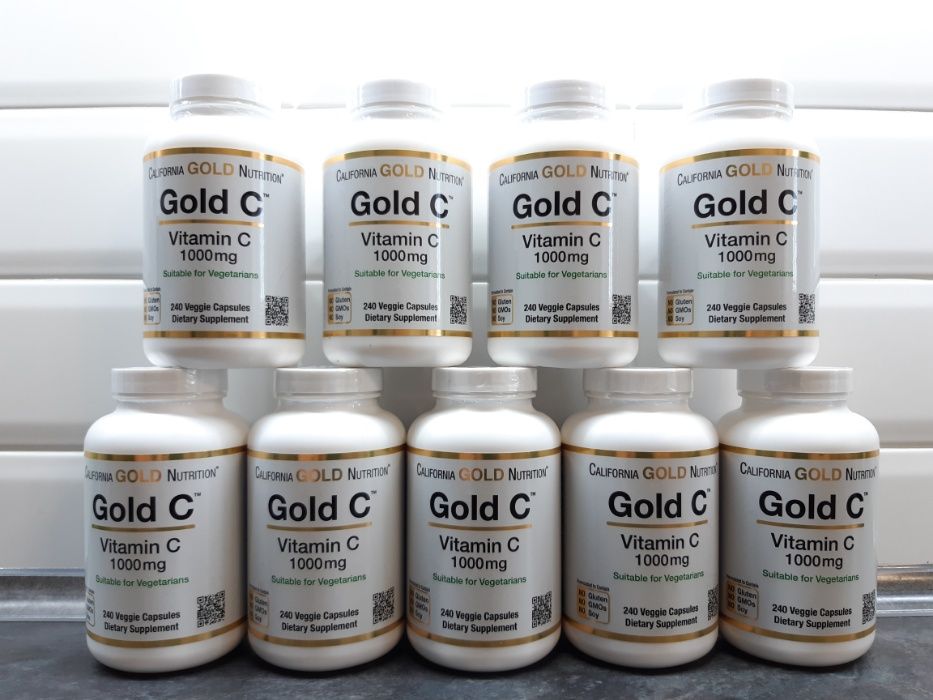 CGN, Gold C-1000 (240 капс х 1000 мг), витамин С, vitamin C, вітамін С