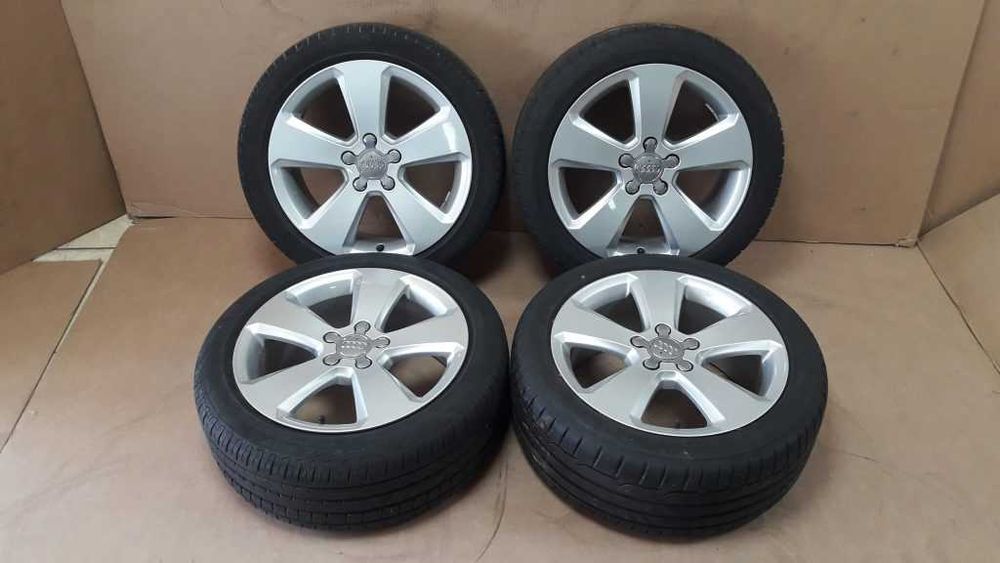 Jantes Audi R17 com pneus NOVOS (para carros VW, Audi, Seat, Skoda)