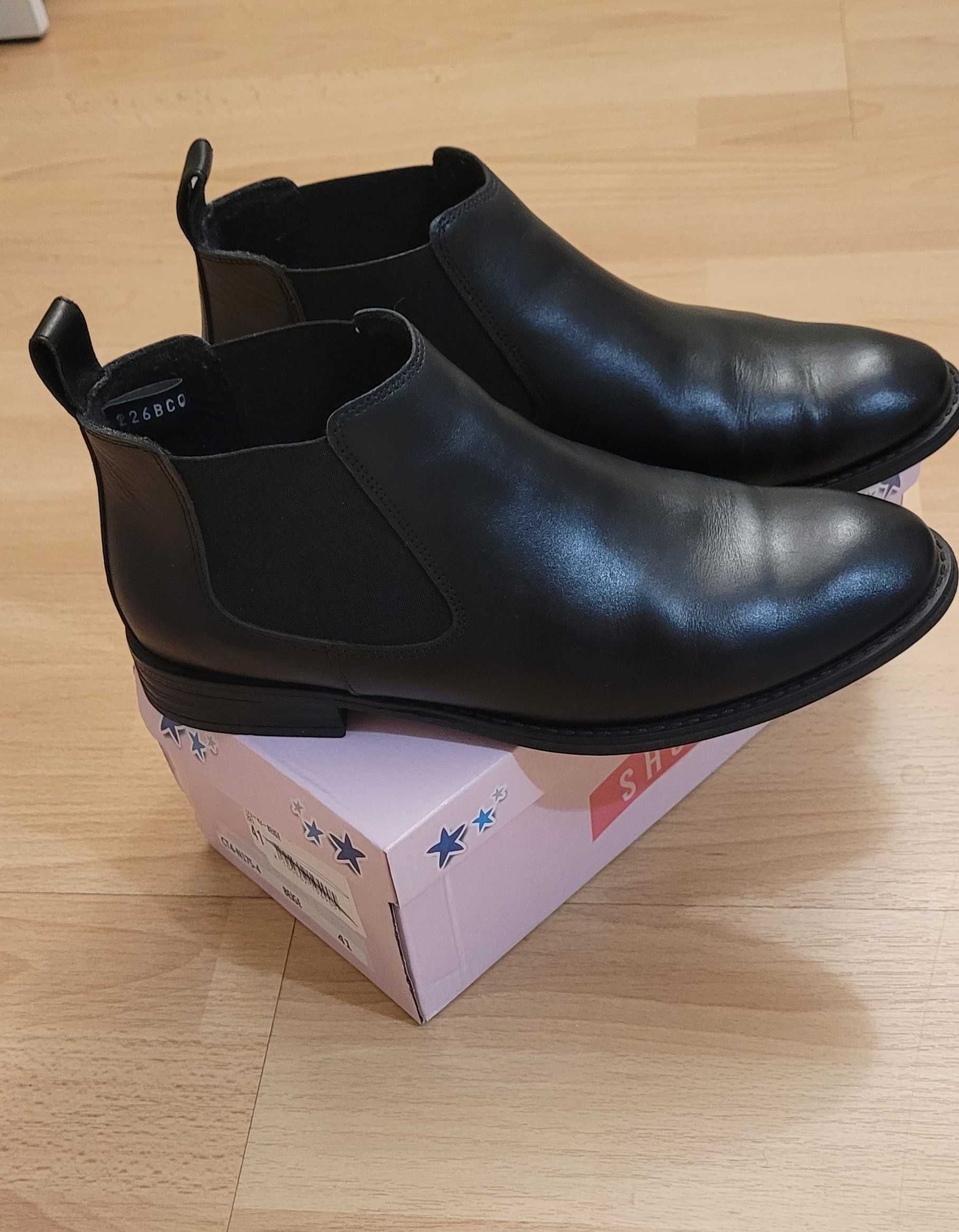 Botki damskie Ryłko 40 - skóra nowe