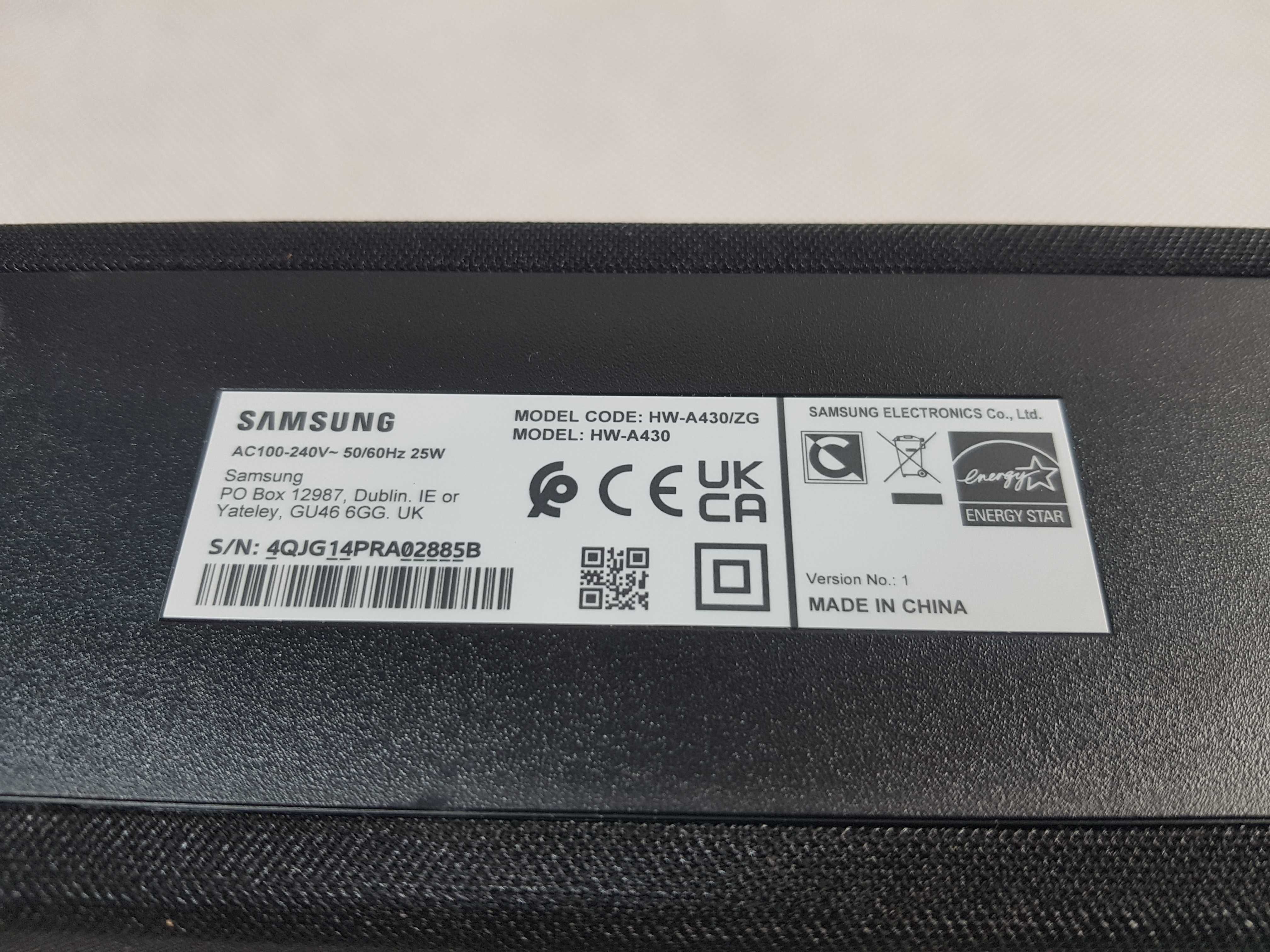 Soundbar Samsung HW-A430