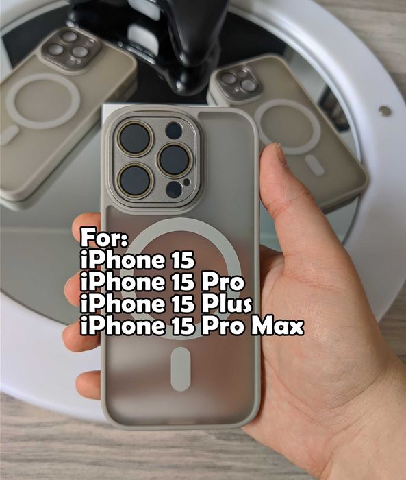 Чохол RMatte Magsafe для iPhone 15 Pro Max чехол айфон 15 Plus магсейф