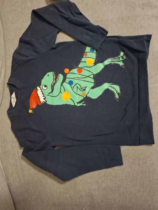 Sweterek świąteczny chłopięcy r.134/ 140