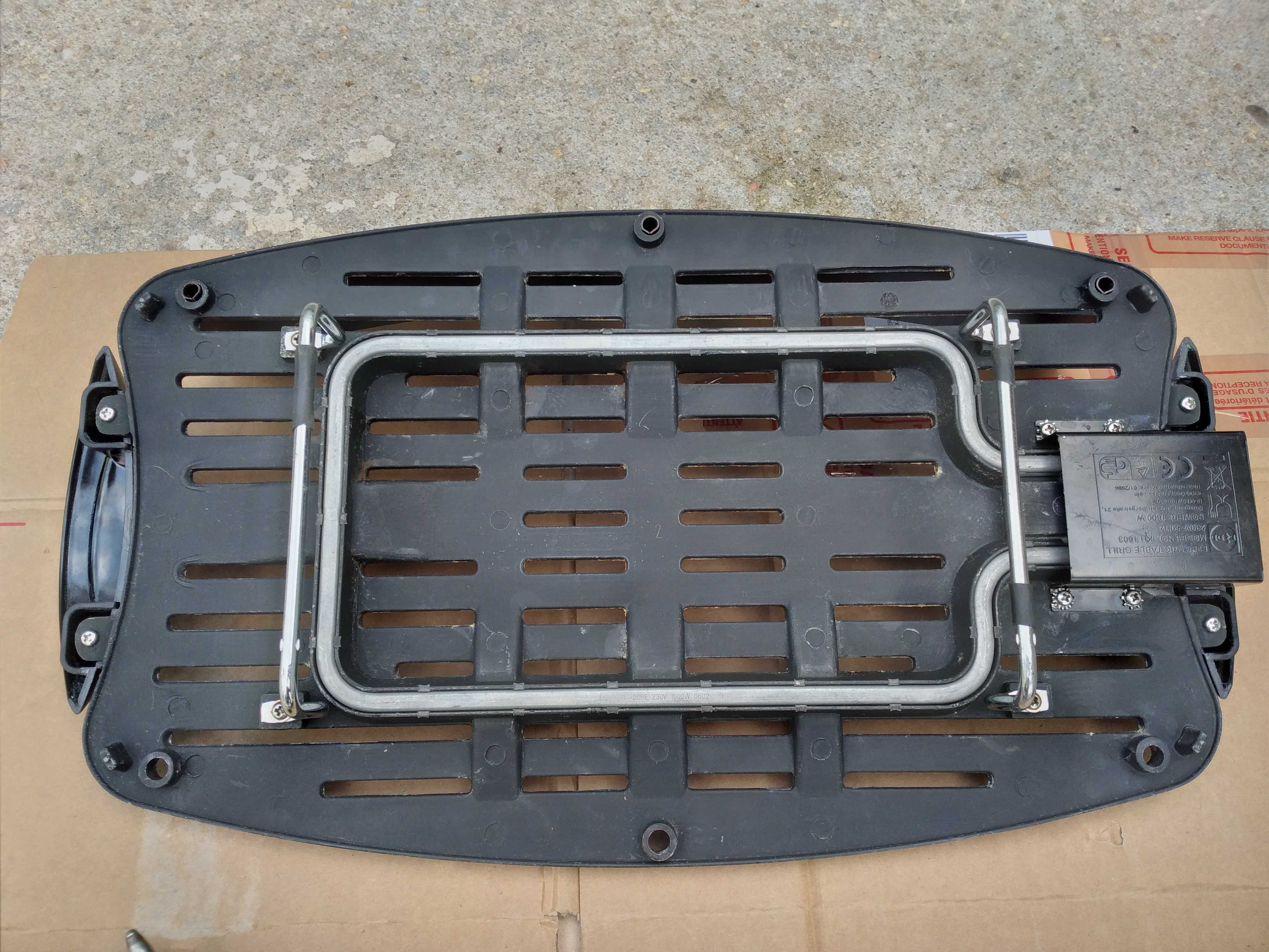 Grelhador de mesa Bifinett 1600w _ Novo
