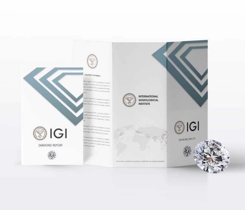 Diament Brylant IGI 1 ct M / I1