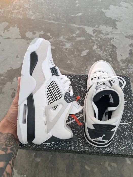 " koszykówki "Jordan_4_Retro_Military_Black Rozmiar 45