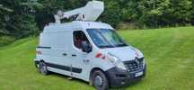 Podnośnik koszowy Renault Master zwyżka. podest