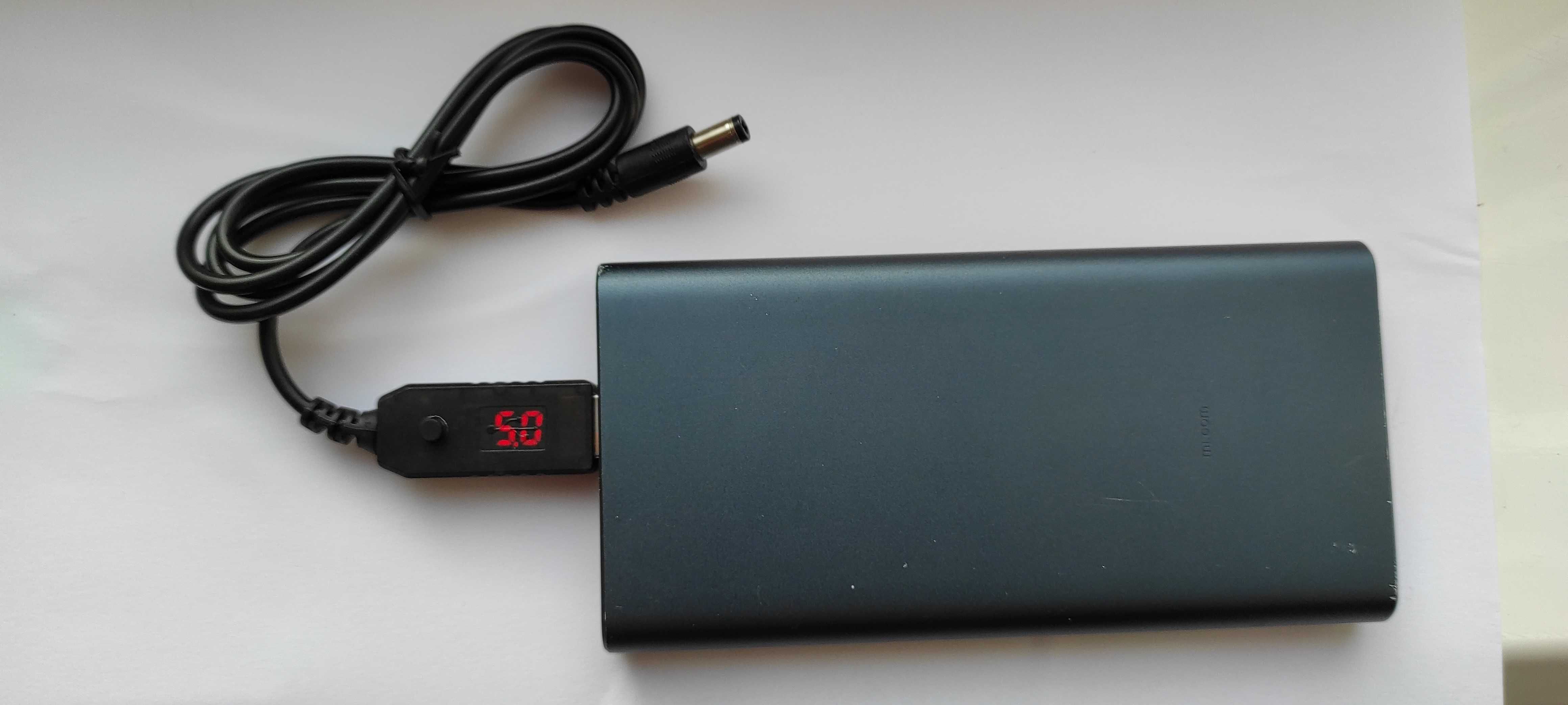 Кабель для роутера павербанк USB DC 12В 9В 5В шнур питания ЮСБ