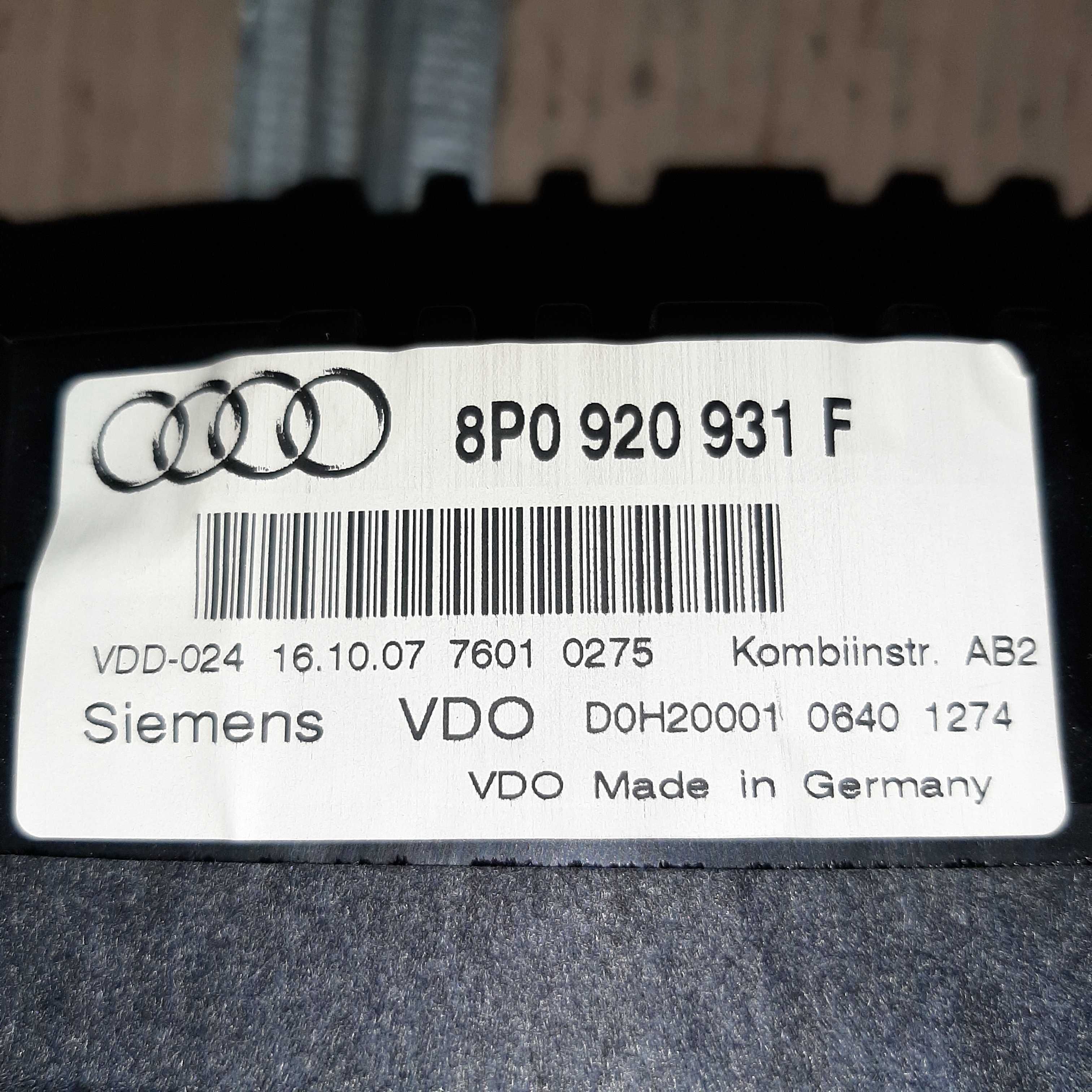 Licznik zegary audi a3 8P 2008r 1.8TFSI benzyna