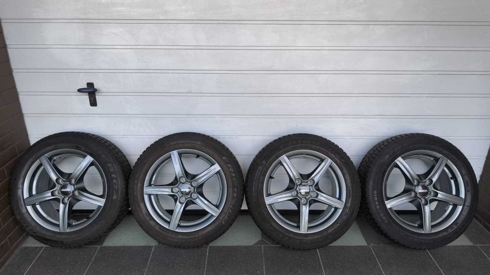 Koła Audi Vw Skoda Seat 16'' 5x112 opony zima 205/55/16 (OL1950)