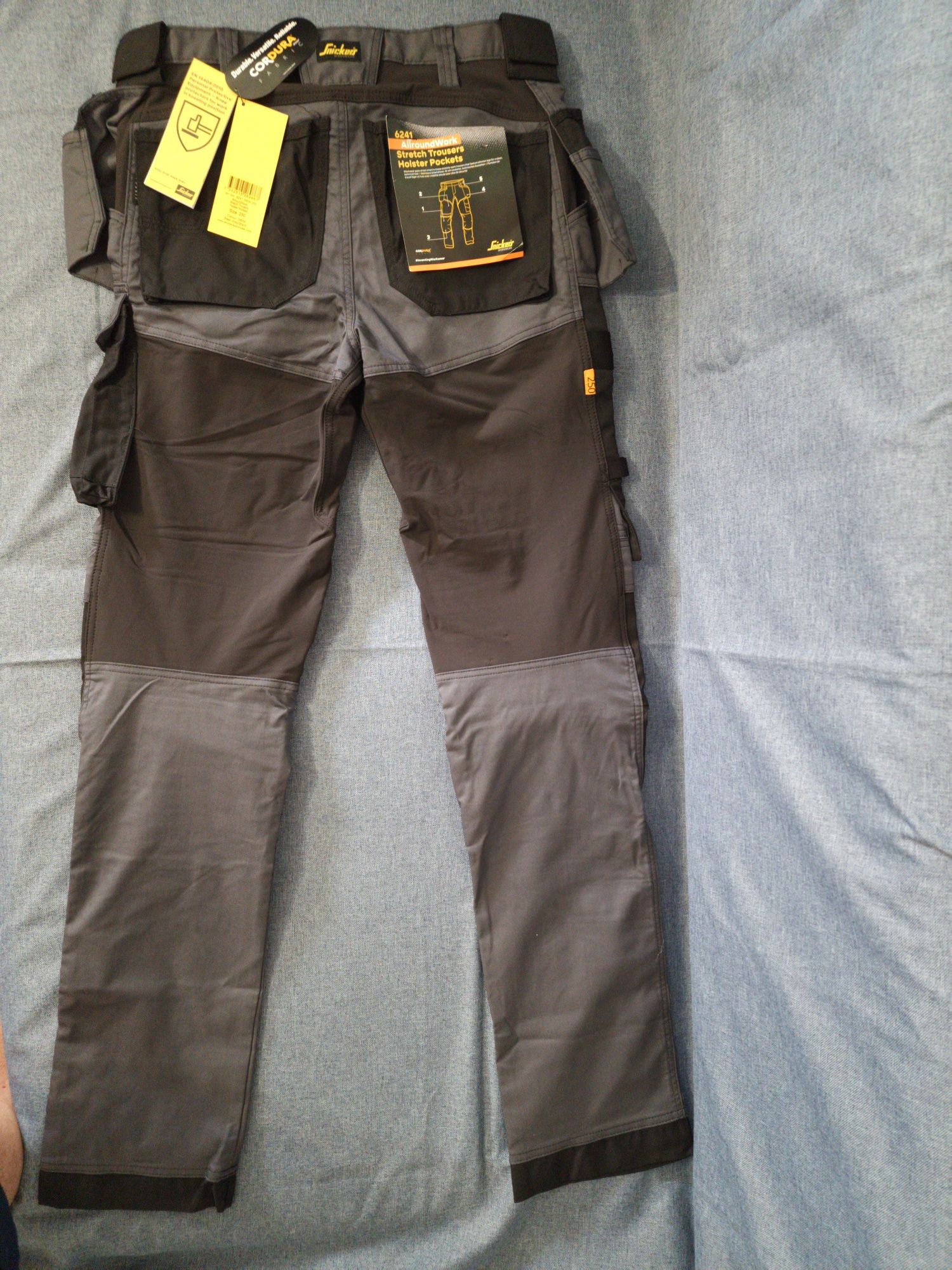 Snickers 6241 elastyczne spodnie robocze rozmiar 250 (50)