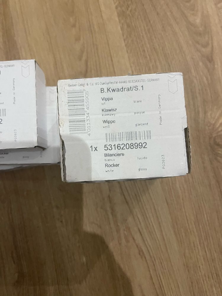 Klawisze pojedyncze podwujne  berker