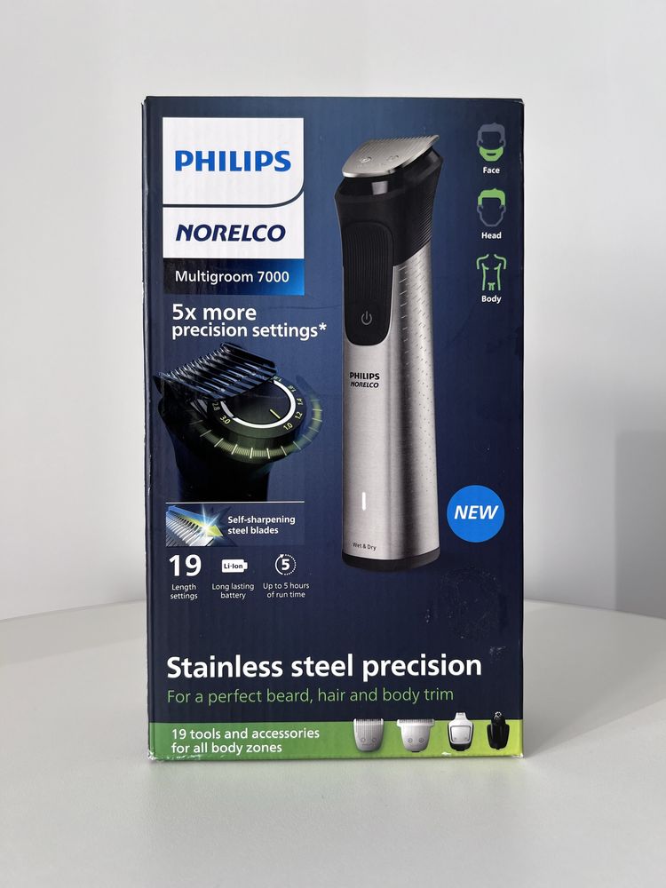 Тример PHILIPS Multigroom Series 7000 MG7910/49 MG7750/49 MG7750/59