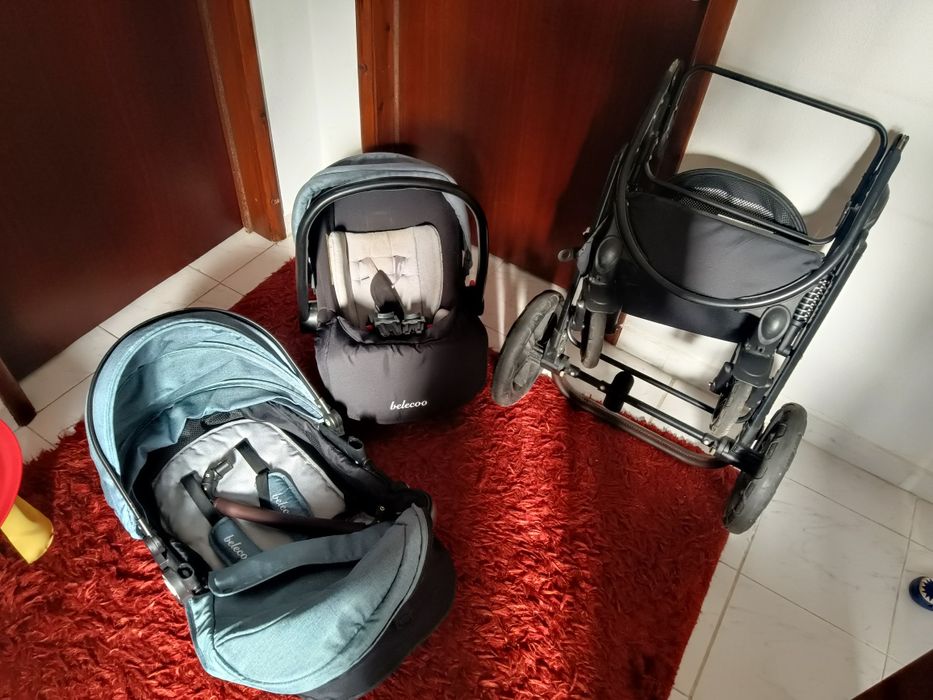 Carrinho de bebe trio