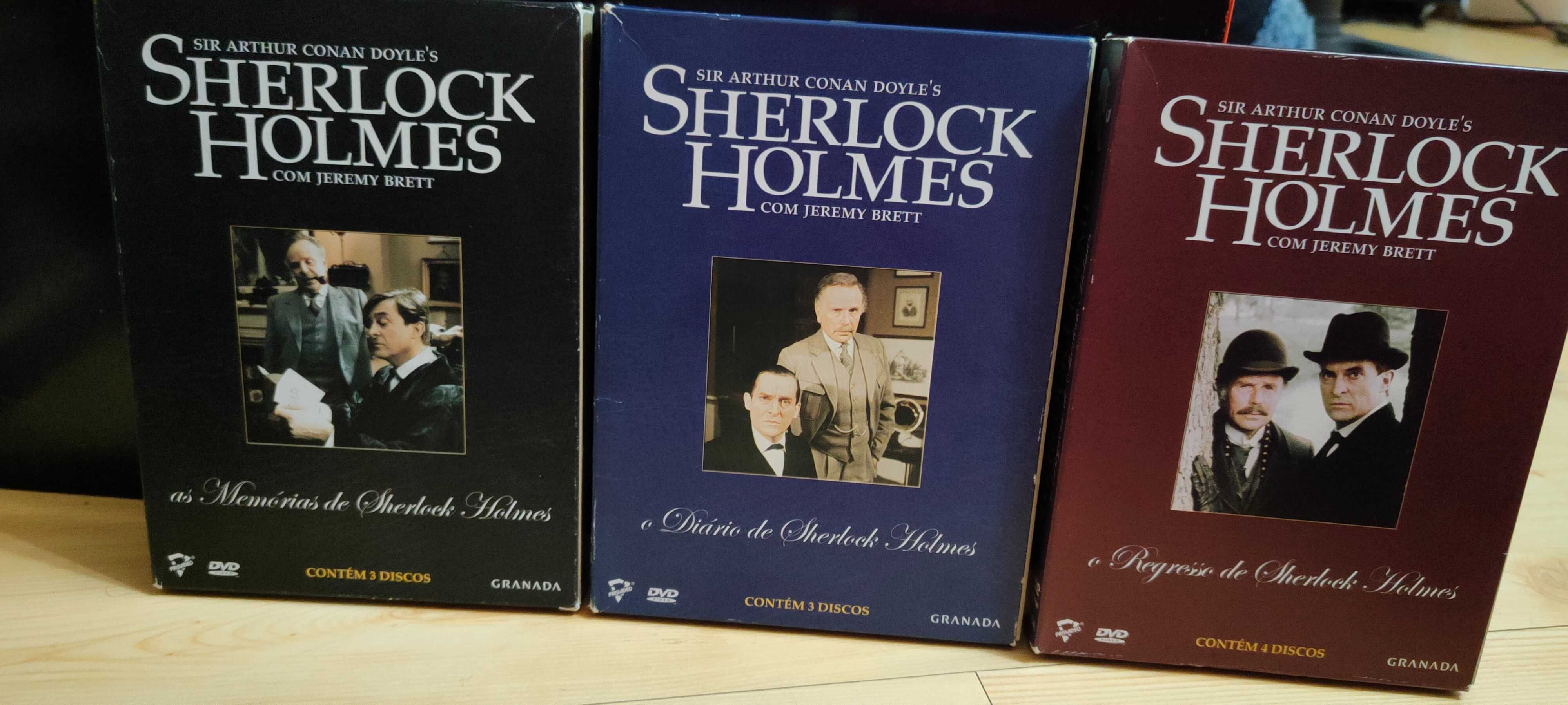 Coleção DVDs Sherlock Holmes
