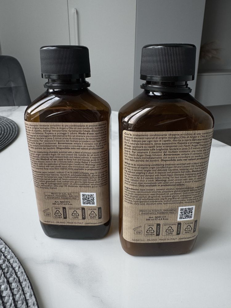 Шампунь кондиционер Nashi argan