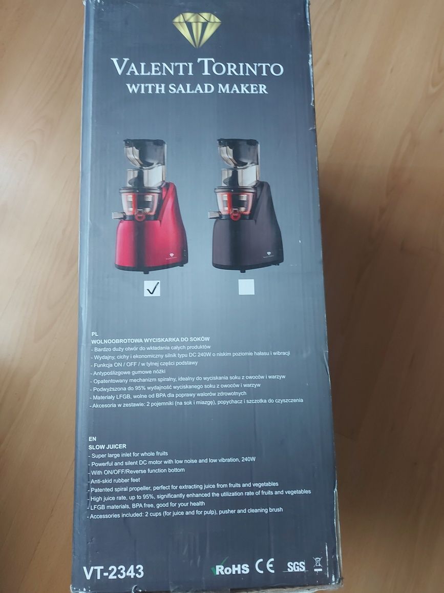 Wyciskarka do soków +szatkownica do warzyw