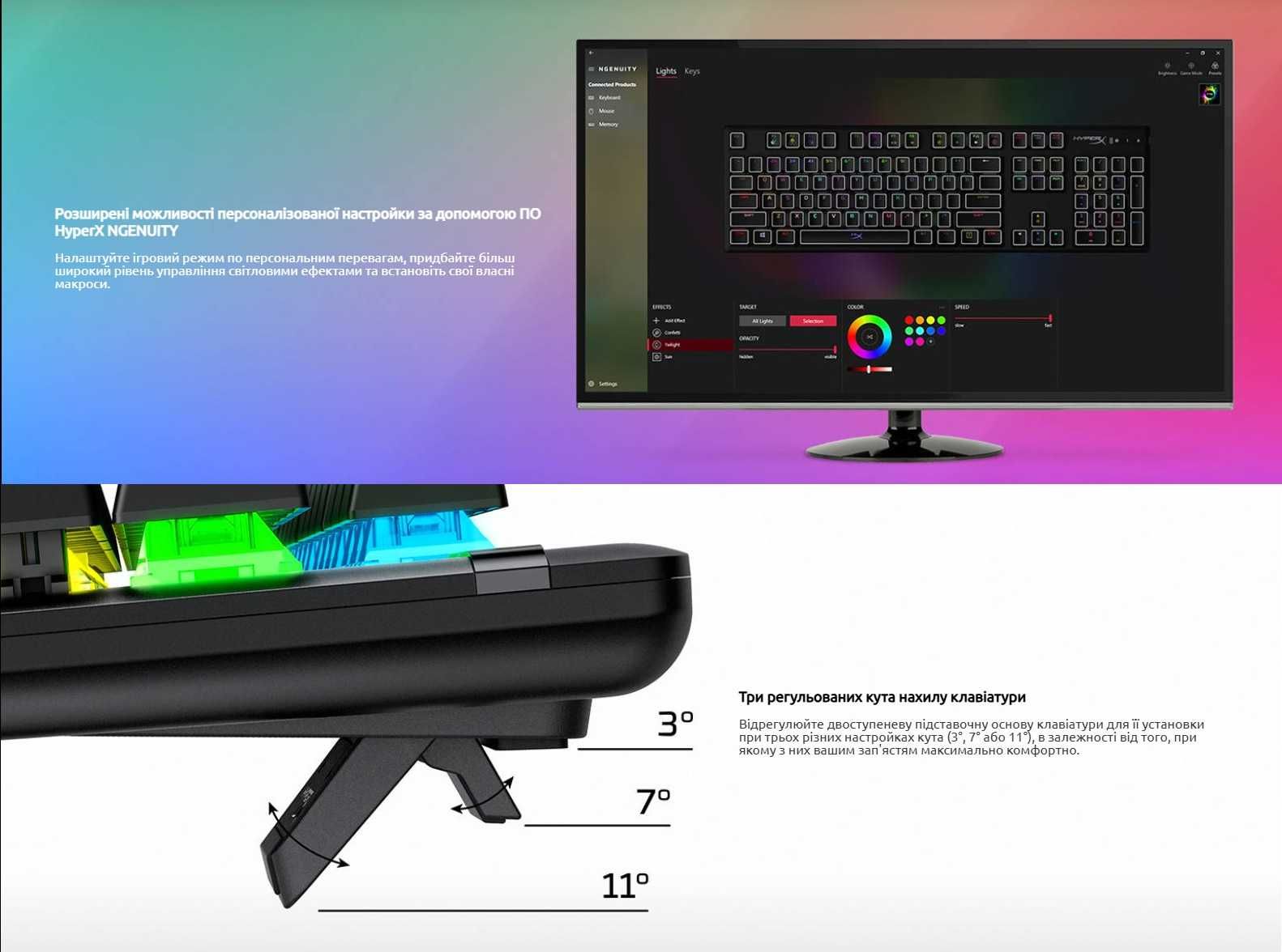 Механічна ігрова клавіатура HyperX Alloy Origins USB HX-KB6RDX-RU