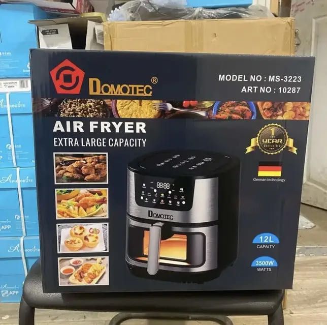 Мультипіч аерогриль аерофритюрниця Domotec MS-3223 12 л 3500 Вт 2 ТЕНИ
