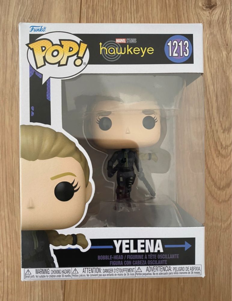 Funko pop yelena zestaw + chase hawkeye