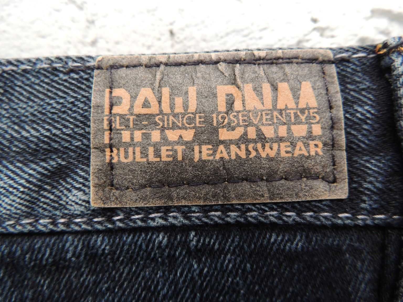 Krótkie jeansy *RAW DNM* Bullet *UNISEX* roz podany 176