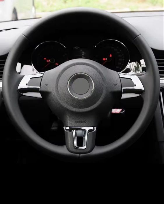 Накладки  на руль Volkswagen VW Golf 6 MK6 Polo Jetta MK5 Polo Bora
