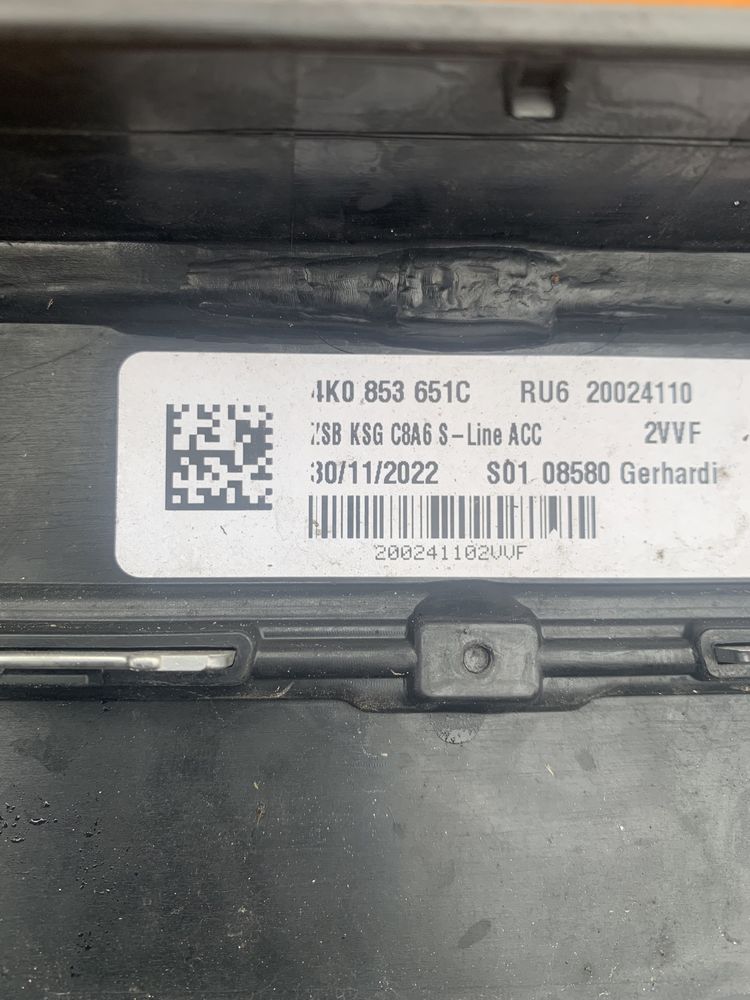Audi A6 C8 S-LINE atrapa grill 4K0