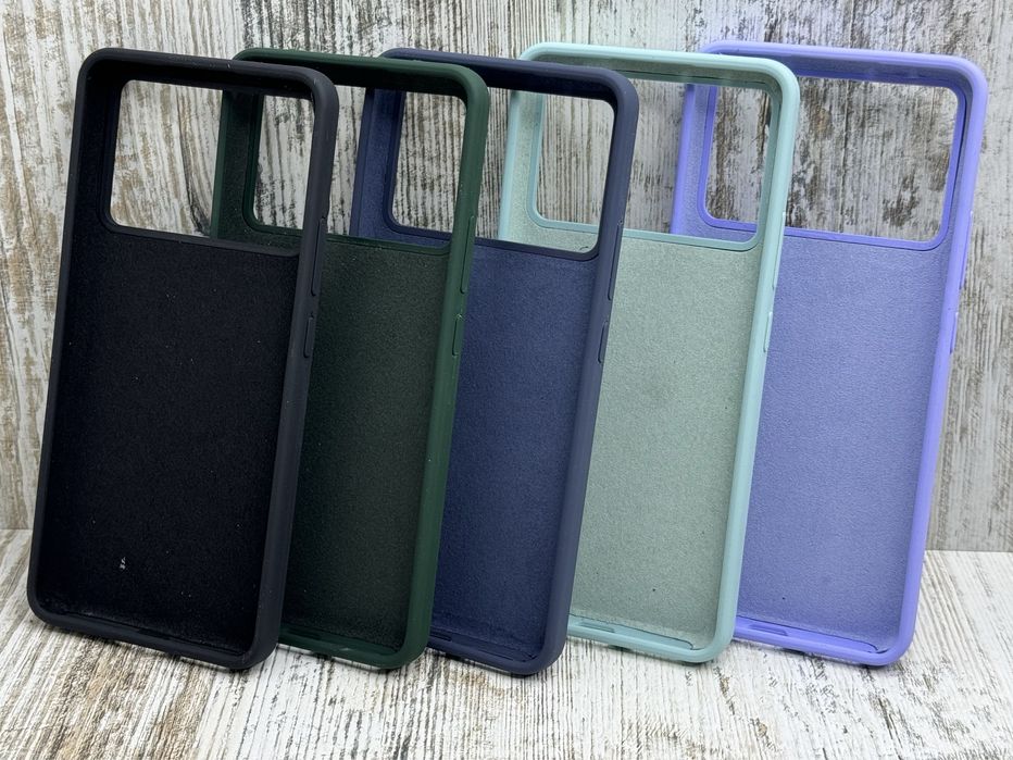 Не пачкаются‼️ Чехол Silicone Case на Xiaomi Poco X6 Pro Чохол