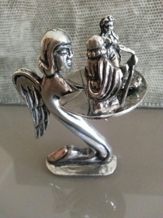 Presépio de anjo 95 % estanho novo