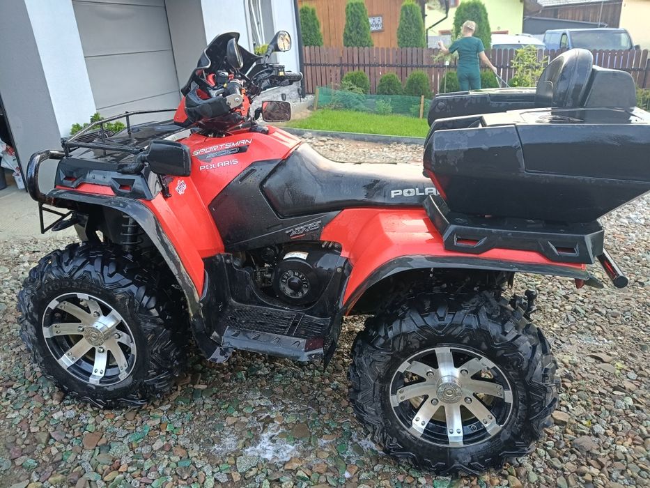 Polaris sportsman +pług