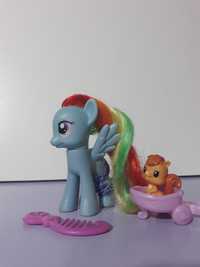 My Little Pony 2010 Rainbow Wózek Animal Friend G4