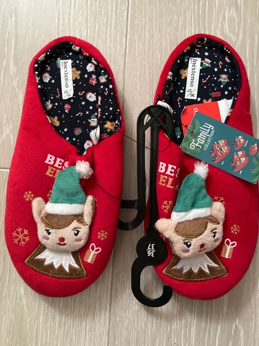 Kapcie buty świąteczne  elf nowe rozm. 37