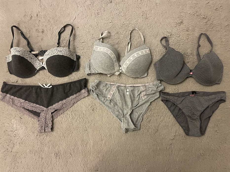 Komplet stanik biustonosz i majtki