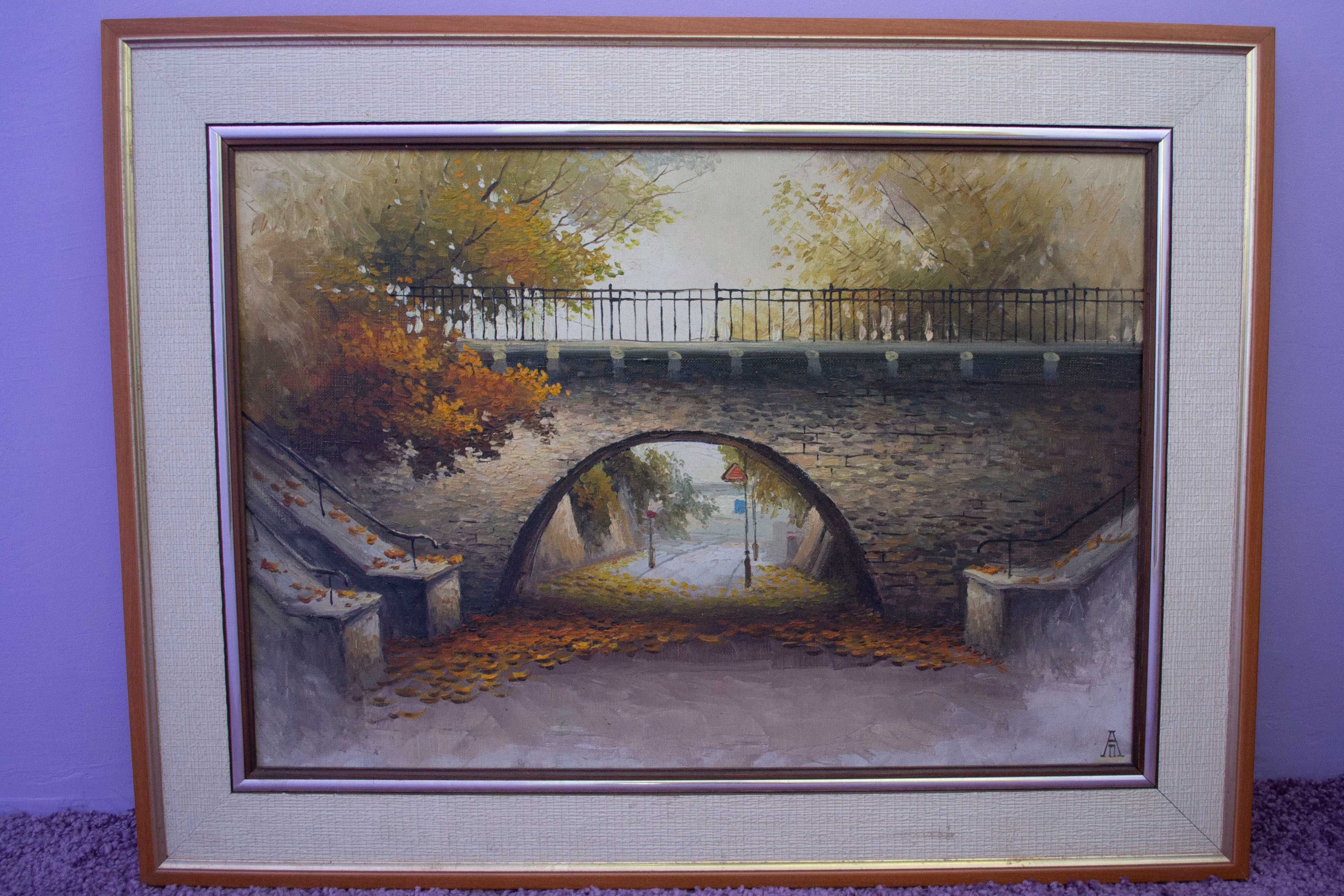 Картина Новиков мост А. Ножидаев 2004г