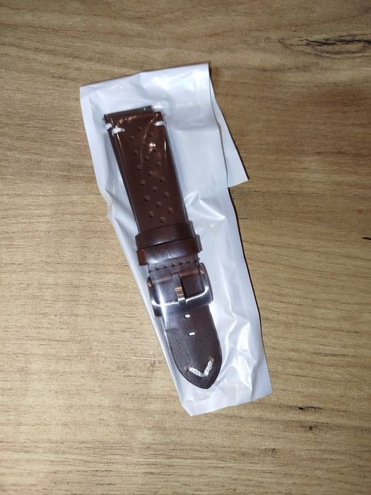 Pasek do zegarka smartwatcha skórzany 22 mm