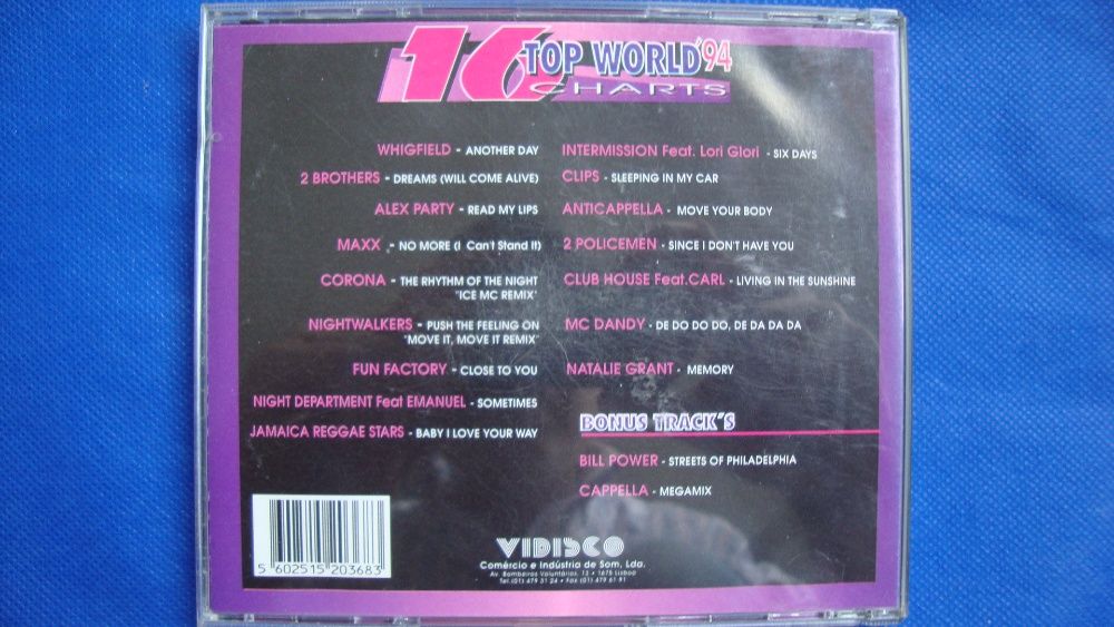 CD - Top World'94 - 16 Charts