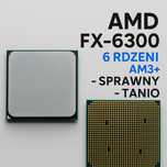 Procesor AMD FX-6300, 6 rdzeni, AM3+ – sprawny, tanio