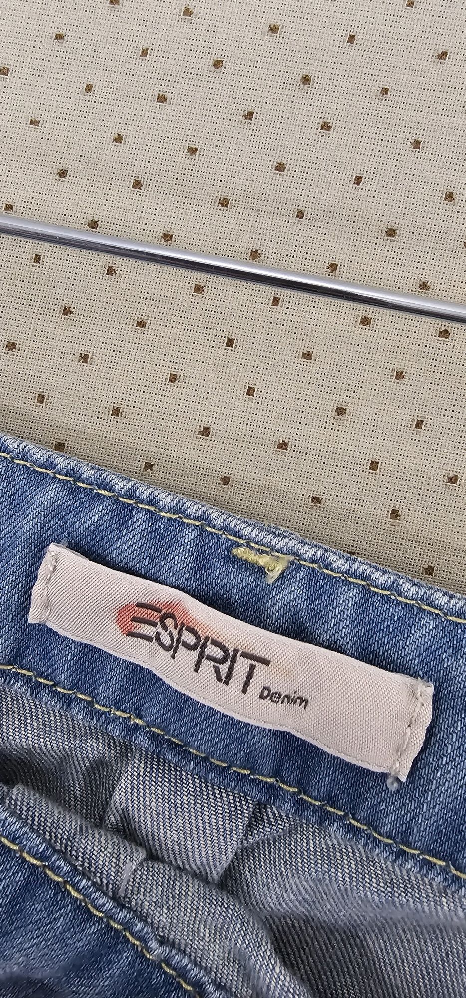 Esprit spódnica rozkloszowana jeansowa
