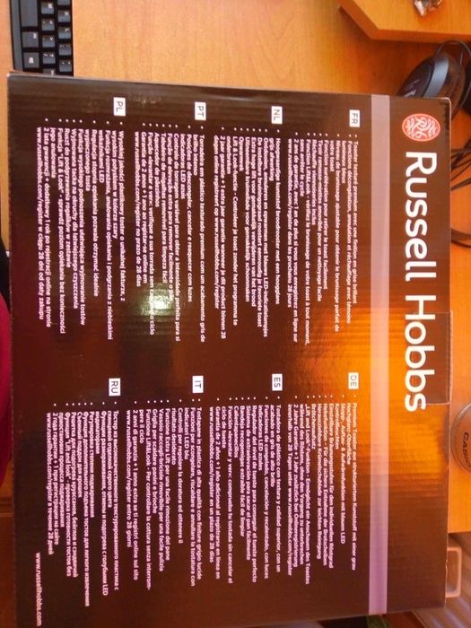 Toster Russell Hobbs Inspire Grey 2 slice szary 1050W rzadki kolor