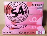 Новые аудио кассеты TDK CDing1  54