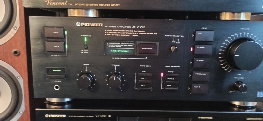 Pioneer A77x wysokiej klasy wzmacniacz