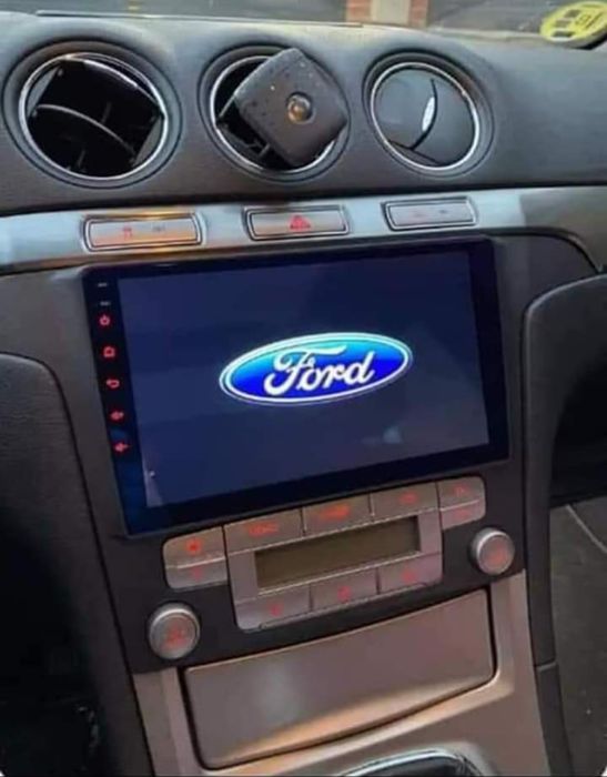 Rádio Android 13 com GPS Ford Focus, S-Max, Mondeo, Galaxy (Novo)
