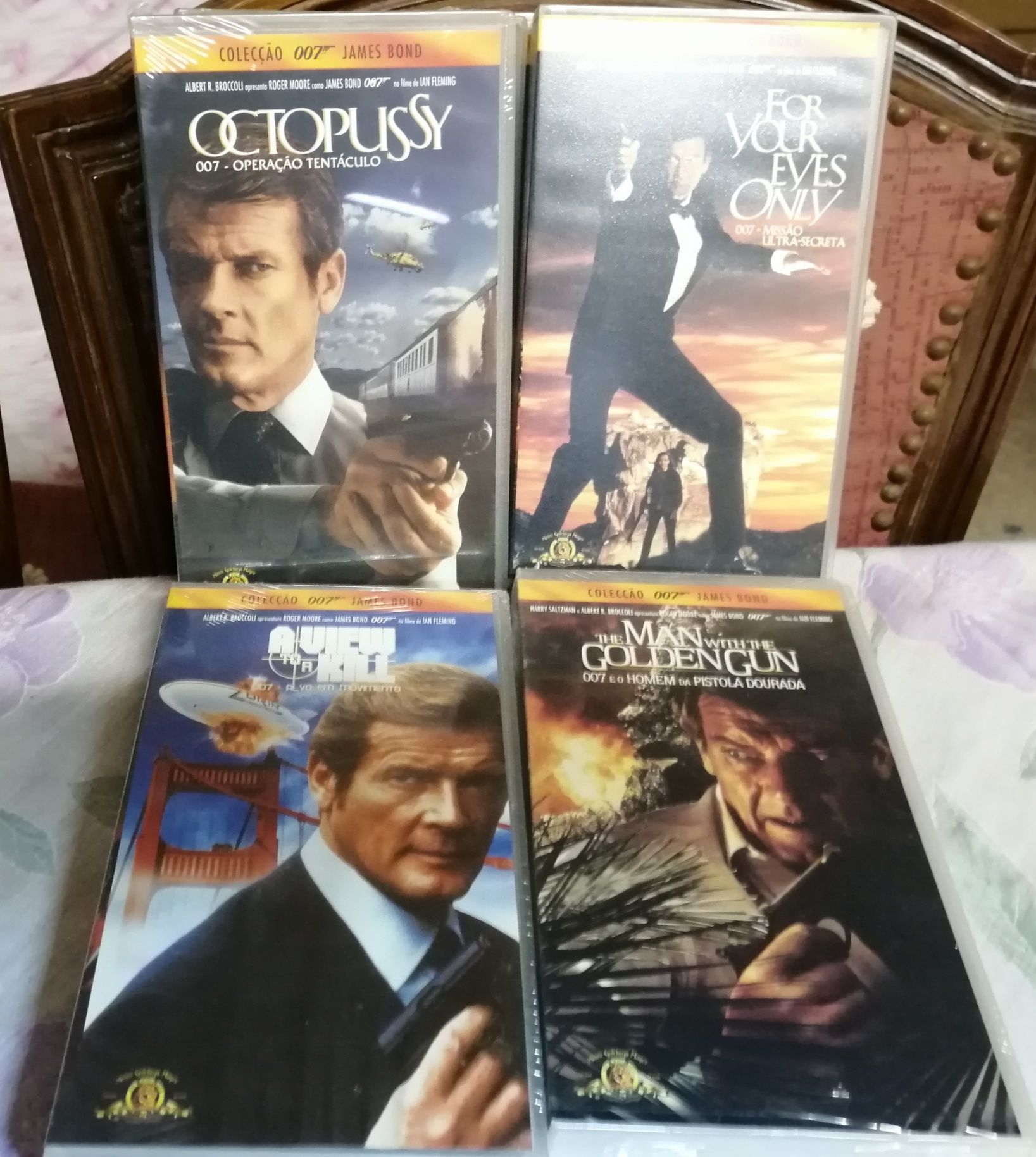 Cassetes de Video Colecção "007 James Bond"