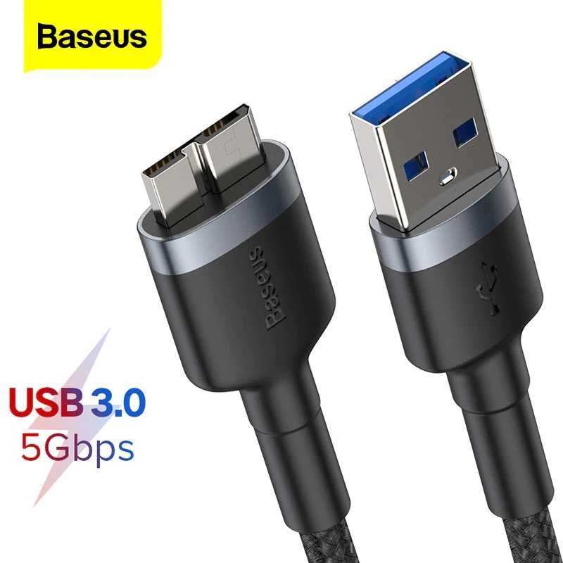 Кабель Baseus Cafule USB 3.0 to Micro-B 2A 1m