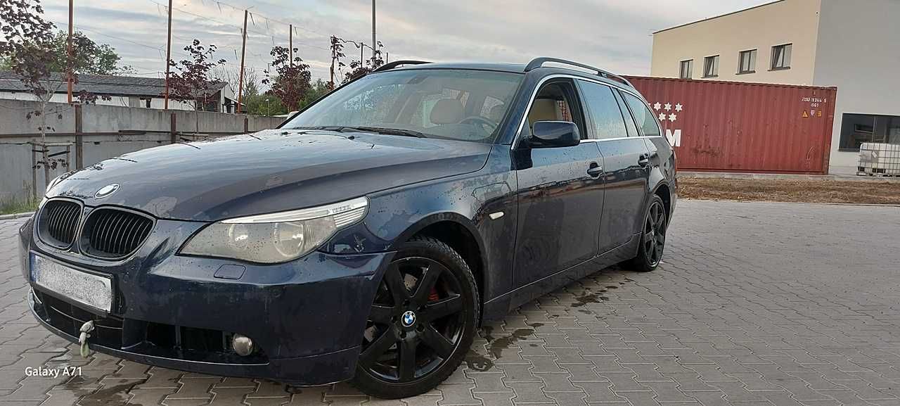 Okazja! BMW E61 2005r 525D 163KM 6-manual DB Stan!Klima!Alu!Panorama
