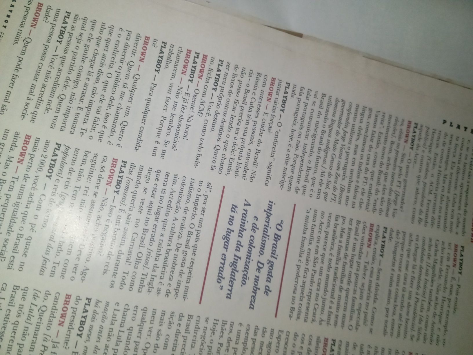 Revista antiga playboy