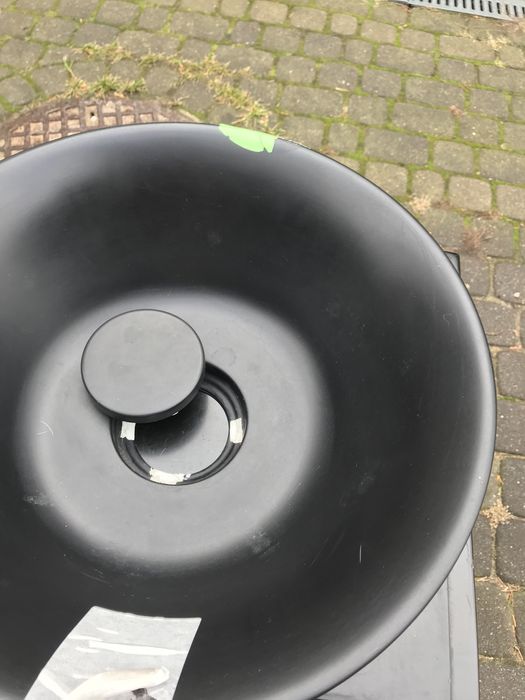Umywalka nowa konglomerat czarna