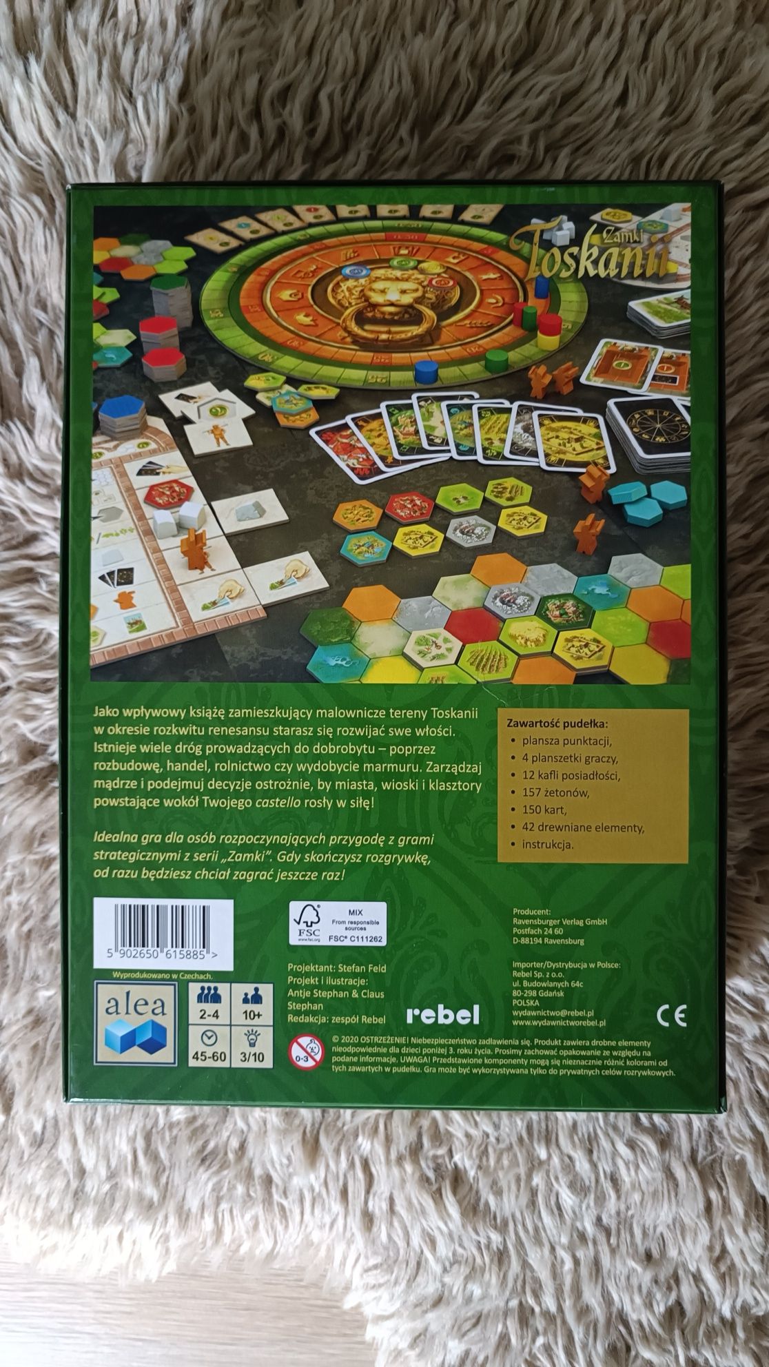 Zamki Toskanii gra planszowa