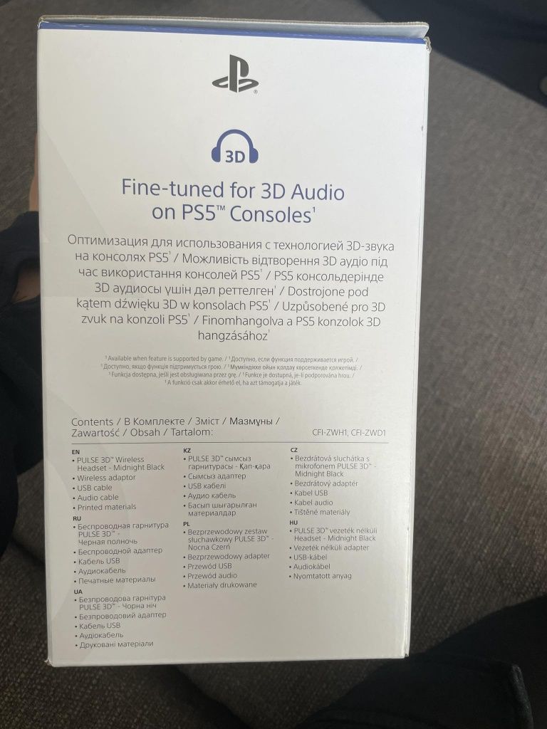 Słuchawki sony playstation PULSE 3D
