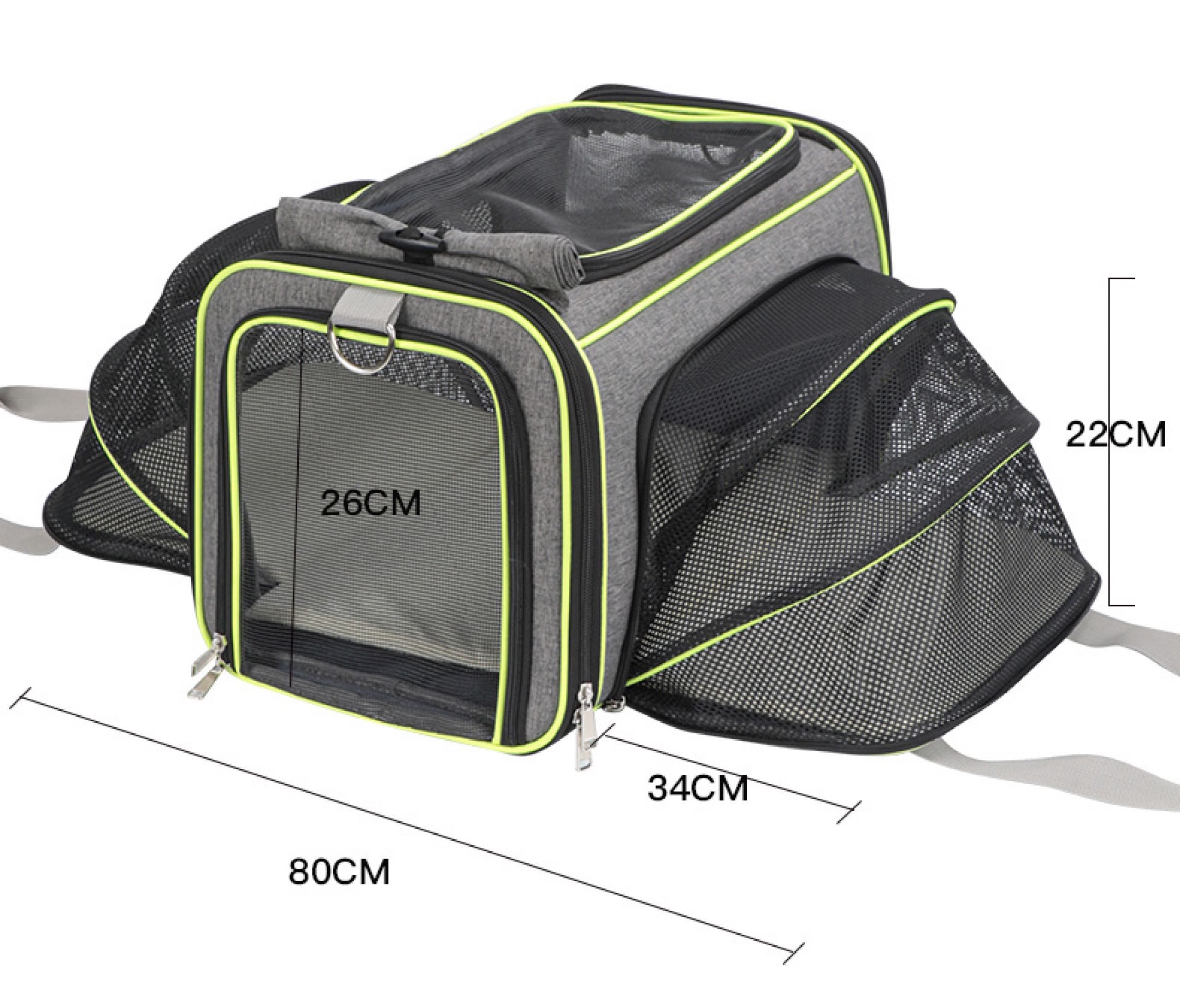 Plecak transporter dla psa tworzywo sztuczne PETTIVE 46cmx 28cm x 28cm