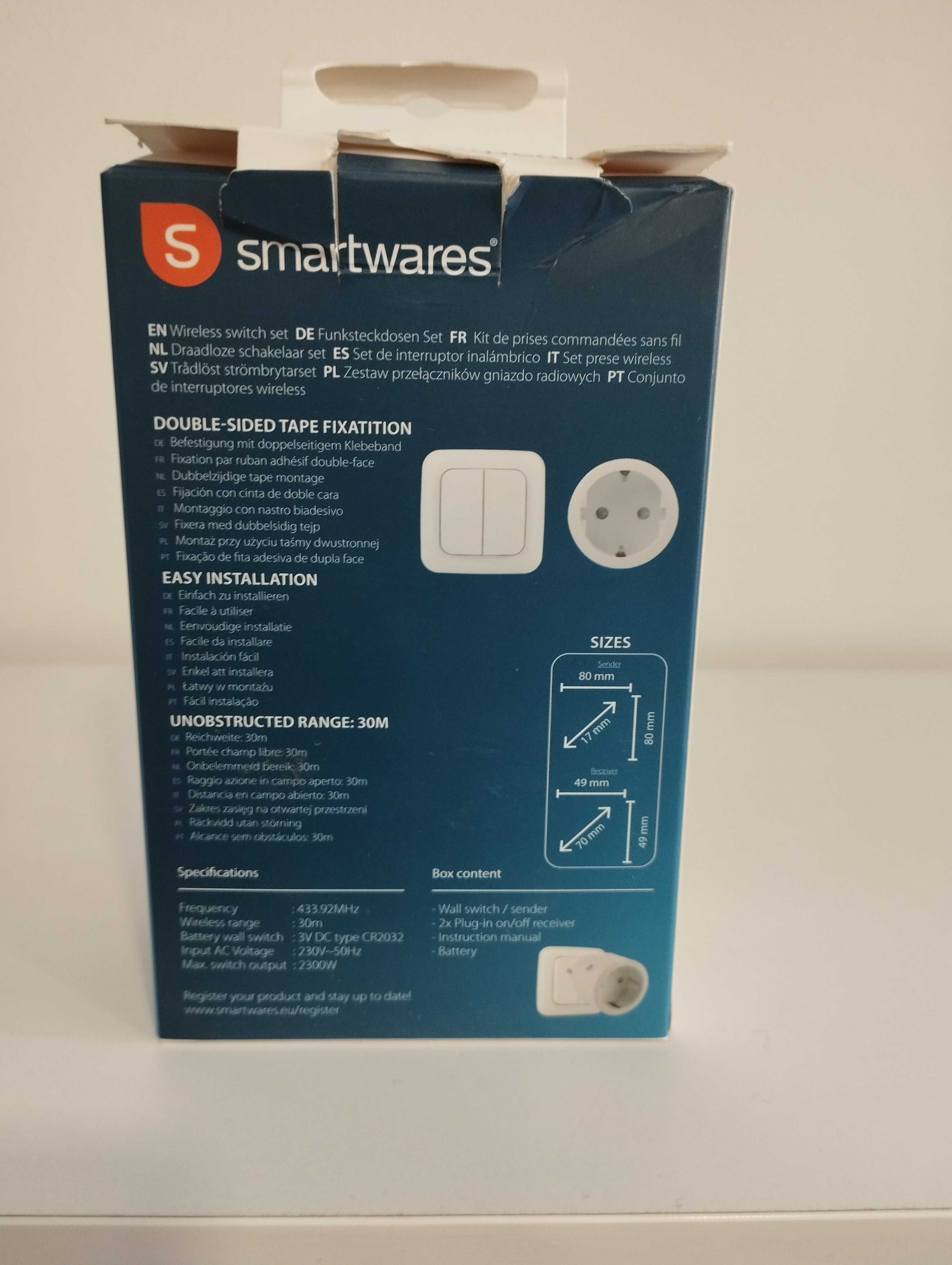 Smartwares  zestaw przełączników do gniazdka